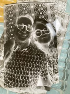 Négatif portrait argentique noir et blanc afghan box 2022