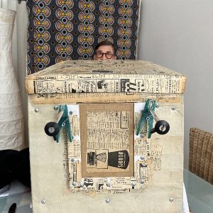 Making of portrait afghan box 2022