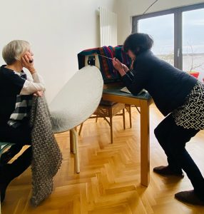 Making of portrait afghan box 2022