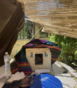 Making of portrait afghan box 2022