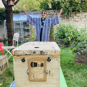 Making of portrait afghan box 2022