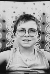 Portrait argentique noir et blanc afghan box 2023