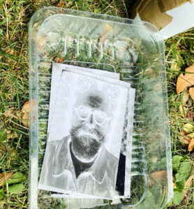 Négatif portrait argentique noir et blanc afghan box 2023