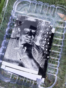 Négatif portrait argentique noir et blanc afghan box 2023