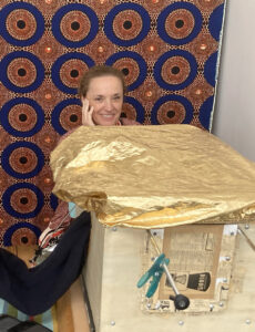 Making of portrait afghan box 2023