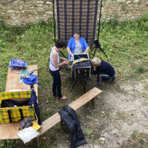 Making of portrait afghan box 2022